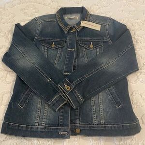 Andrew Charles Studded Denim Jacket